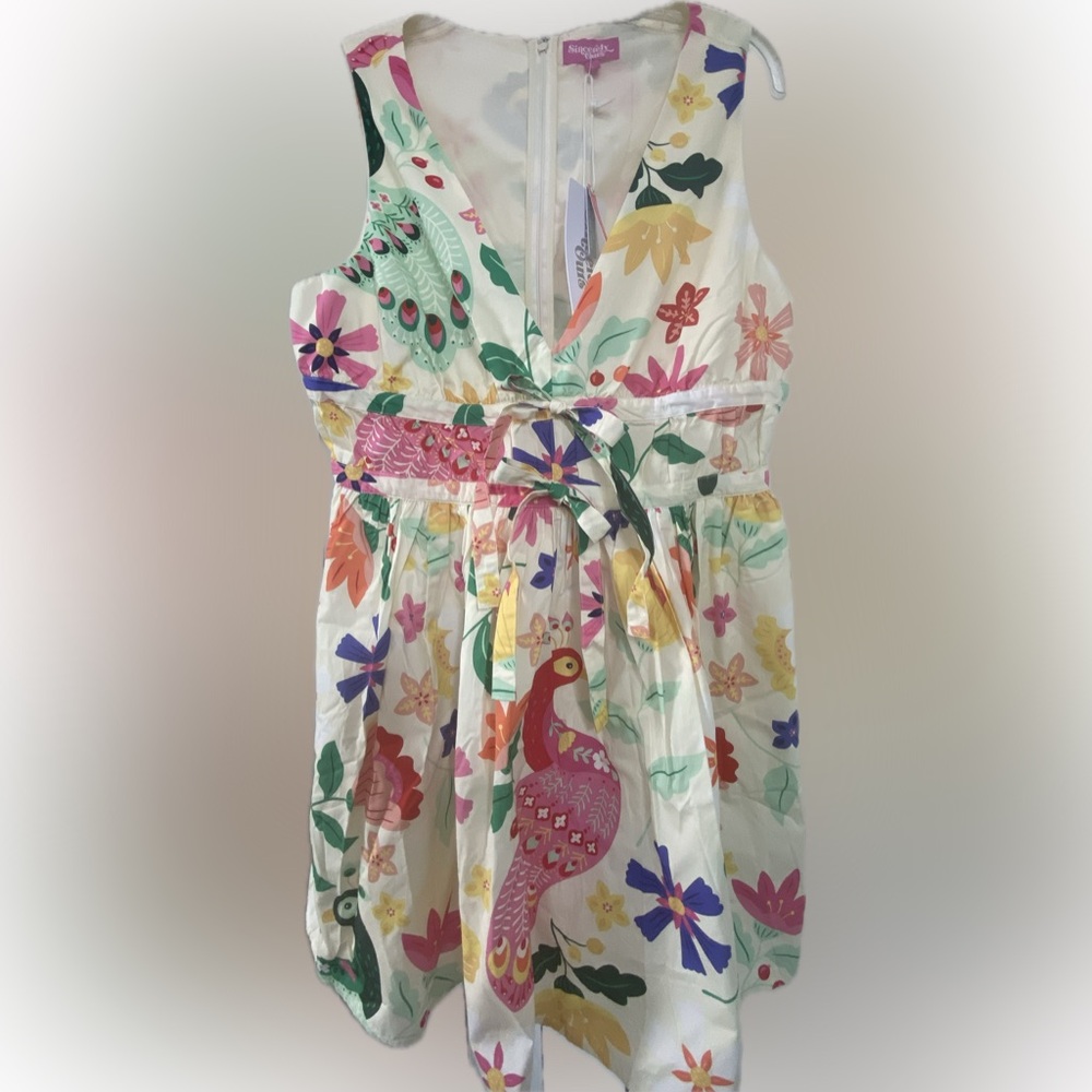 NWR Sincerely Ours mini floral dress L